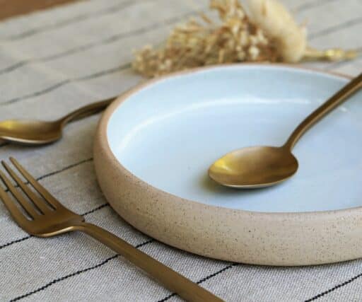Assiette creuse Aube Ø19,5 CM - Satin/Grès