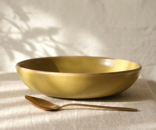 Assiette Creuse Neptune Ø22 CM - Jaune Curry