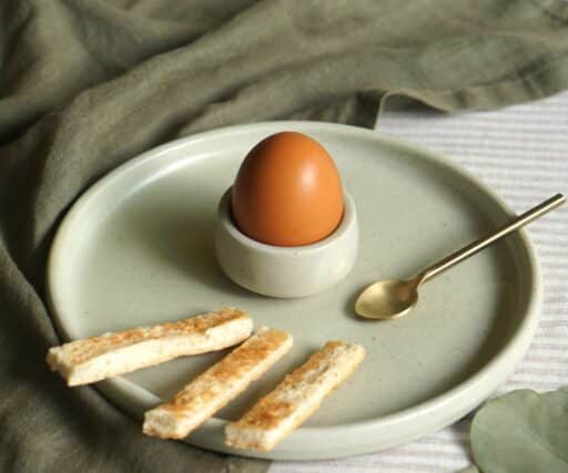 Coquetier Aube H 3 CM Ø 3,2 CM - Ficelle