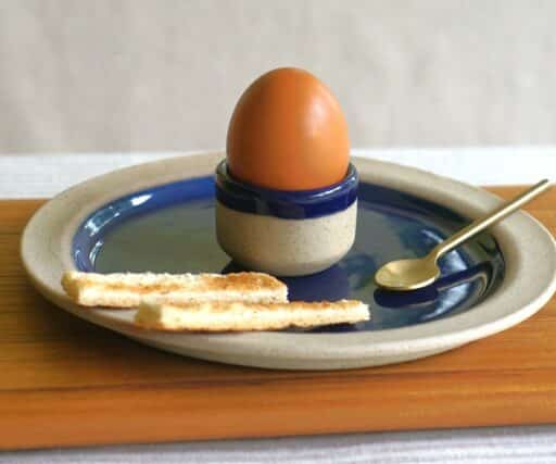 Coquetier Brume H 3,5 CM Ø 3 CM - Bleu de Minuit