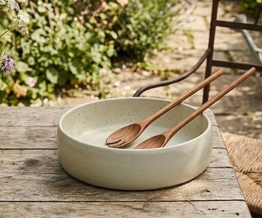 Saladier Aube Ø28 CM / H8 CM - Ficelle