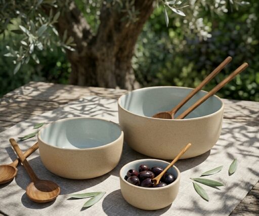 Saladier Brume Ø23,8 CM / H11,9 CM - Naturel