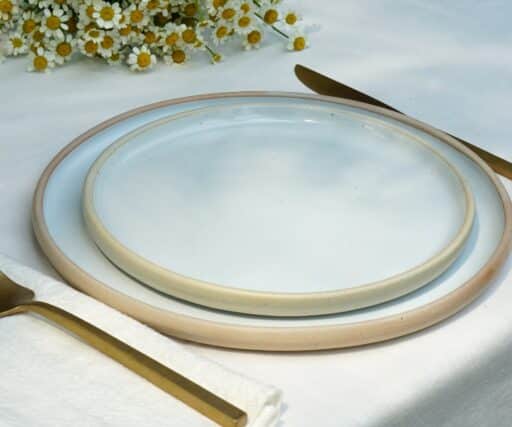 Assiette Aube Ø23,5 CM - Satin/Grès