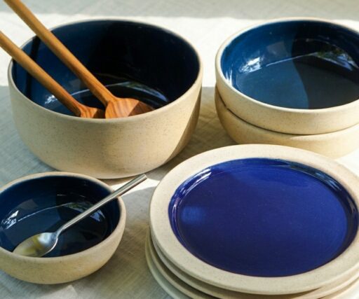 Assiette Brume Ø25 CM - Bleu de Minuit