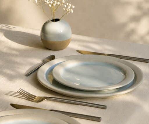 Assiette Brume Ø25 CM - Naturel