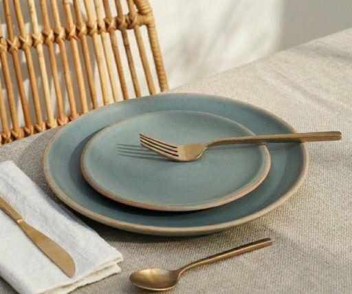 Assiette Neptune Ø27 CM - Bleu horizon