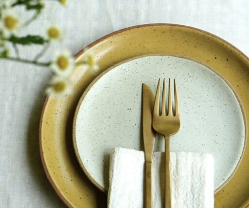 Assiette Neptune Ø27 CM - Jaune Curry