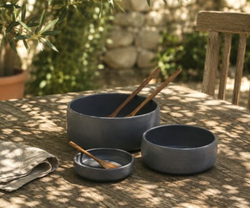 Saladier Aube Ø19,5 CM / H8 CM - Gris Galet