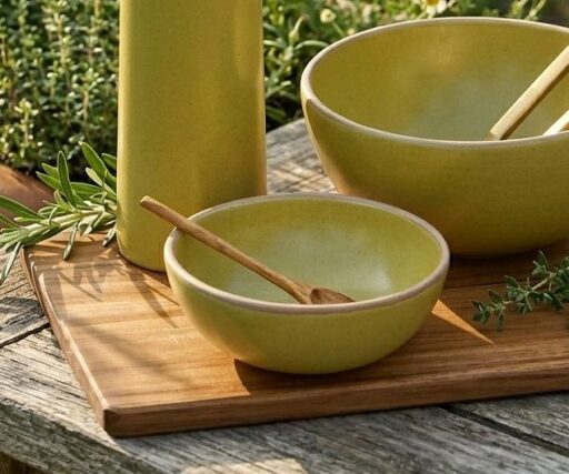 Bol Neptune Ø13 CM - Jaune Curry