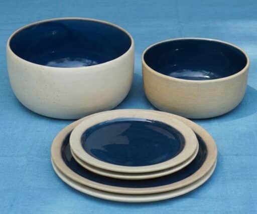Assiette Brume Ø19,2 CM - Bleu de Minuit
