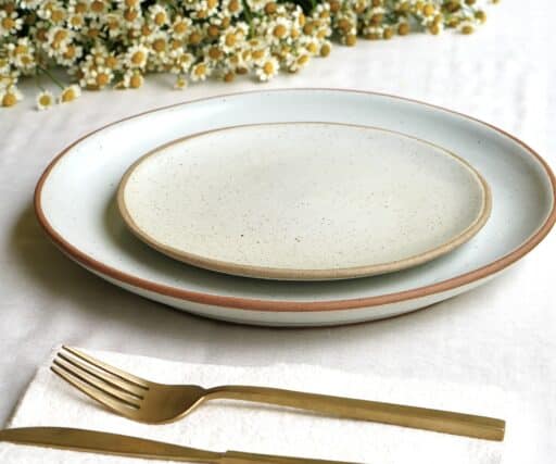 Assiette Neptune Ø19 CM - Crème