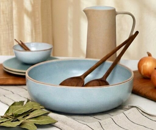 Saladier Neptune Ø29 CM / H8 CM - Bleu horizon