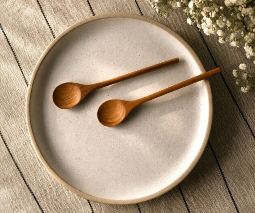 Assiette Calisto Ø19 CM - Sable/crème