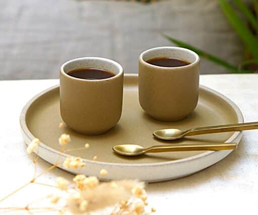 Tasse Calisto H5,5 CM - Sable/crème