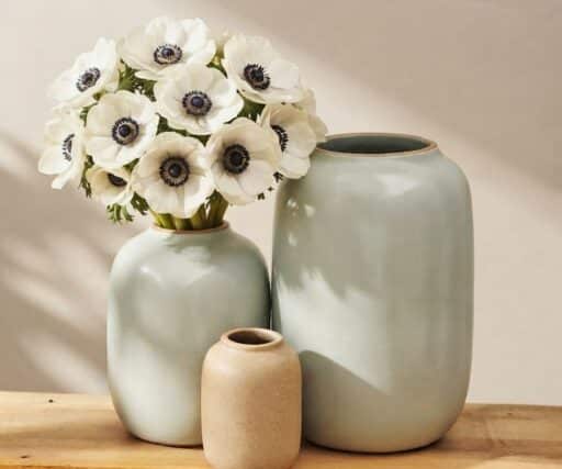 Vase Neptune Capsule XL H 22 CM Ø 15 CM - Crème
