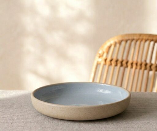 Assiette creuse Brume Ø20 CM - Naturel