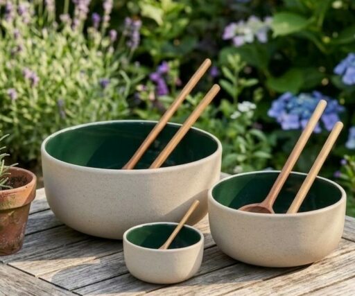 Saladier Brume Ø23,8 CM / H11,9 CM - Vert Sapin