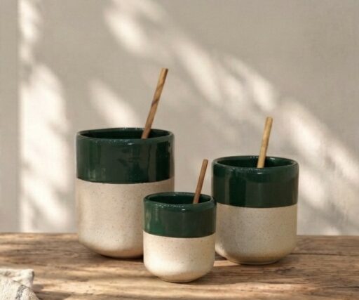 Mug Brume H8,5 CM - Vert Sapin